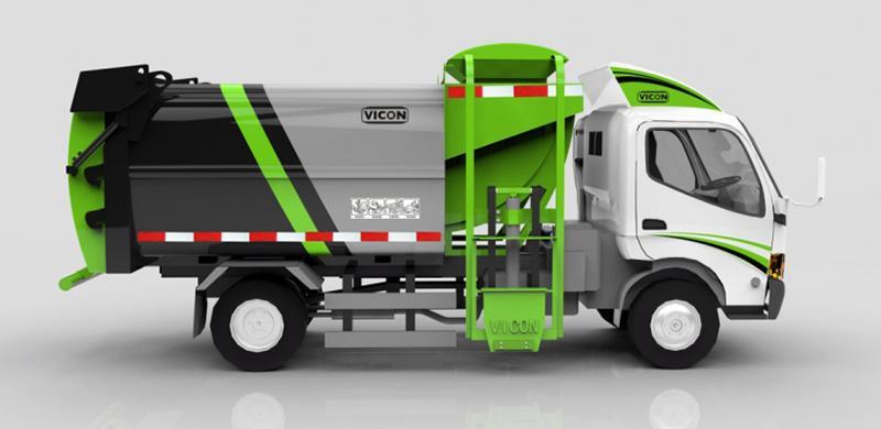Camión de basura de carga lateral | Fabricante de camiones de recogida